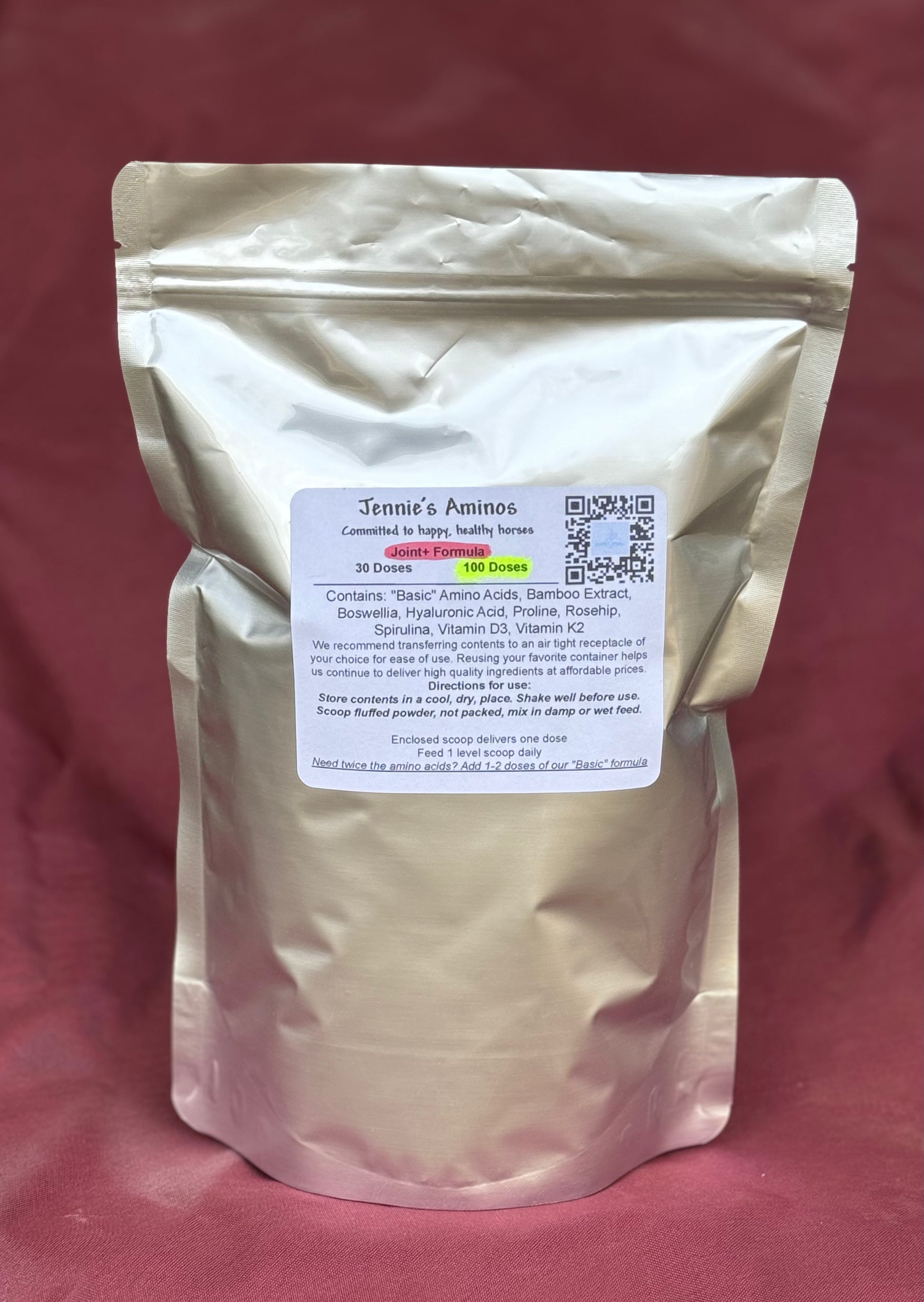 joint and amino acid support for horses